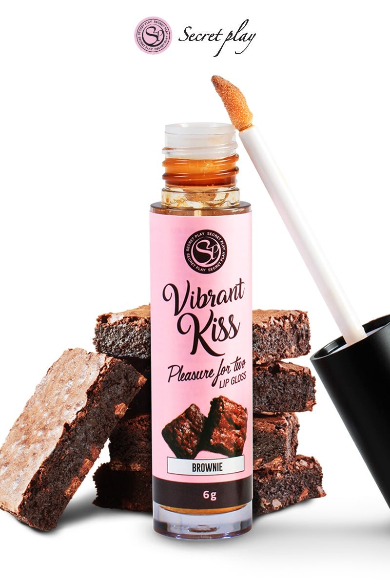 Gloss Vibrant Kiss Pleasure for Two brownie