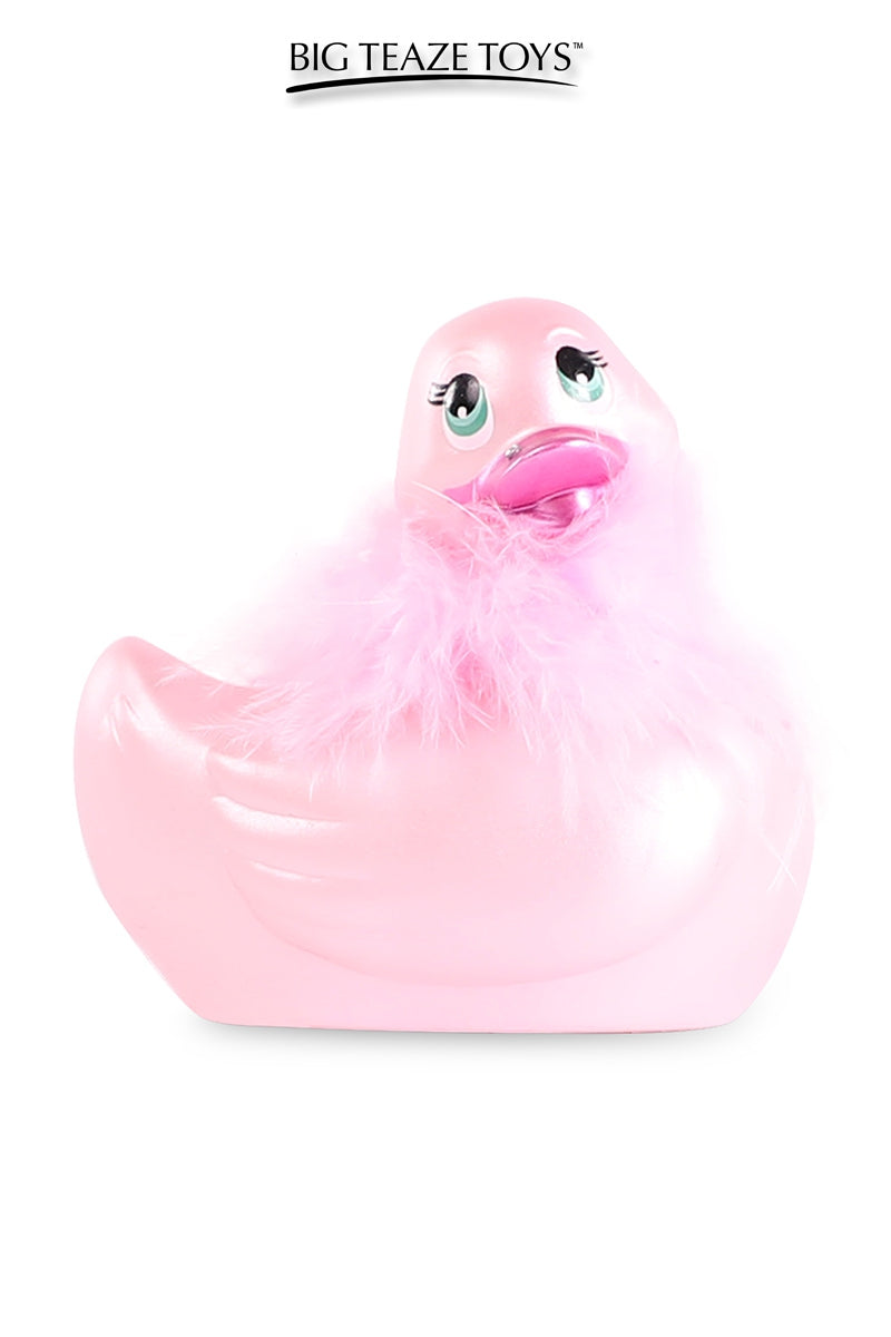Mini canard vibrant Duckie Pink Paris