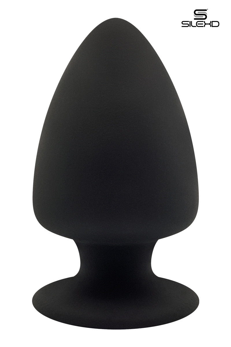 Plug anal XXL ventouse double densité M1 L 7.2cm