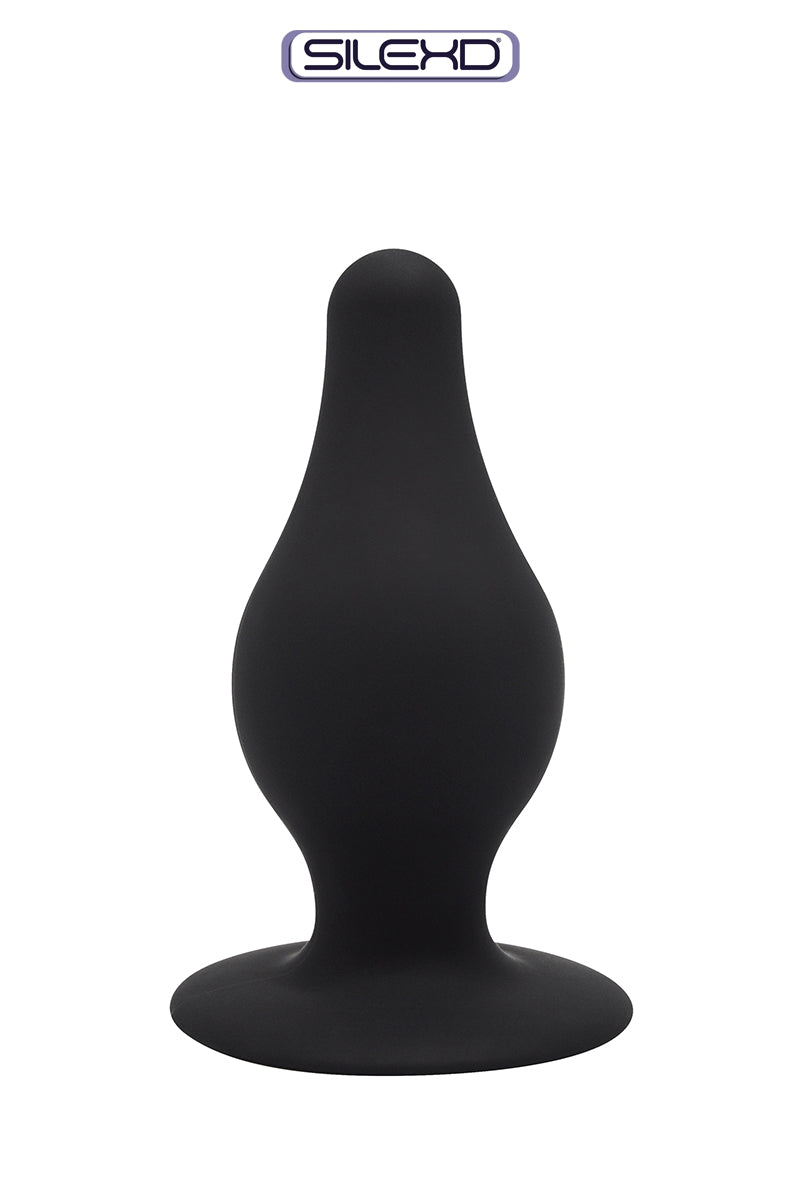 Plug anal ventouse double densité M2 Medium 4cm