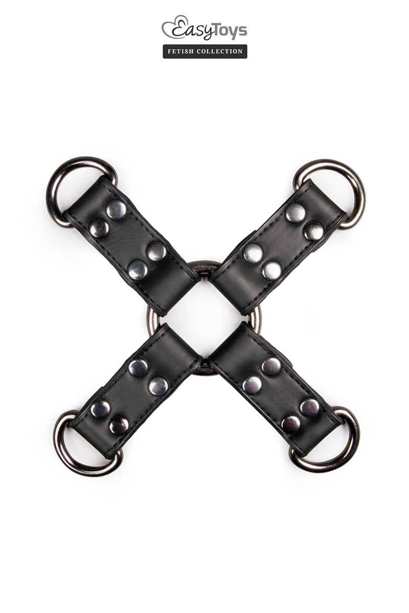Attaches croix en cuir Hog