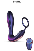 Plug vibrant et cockring Black Hole