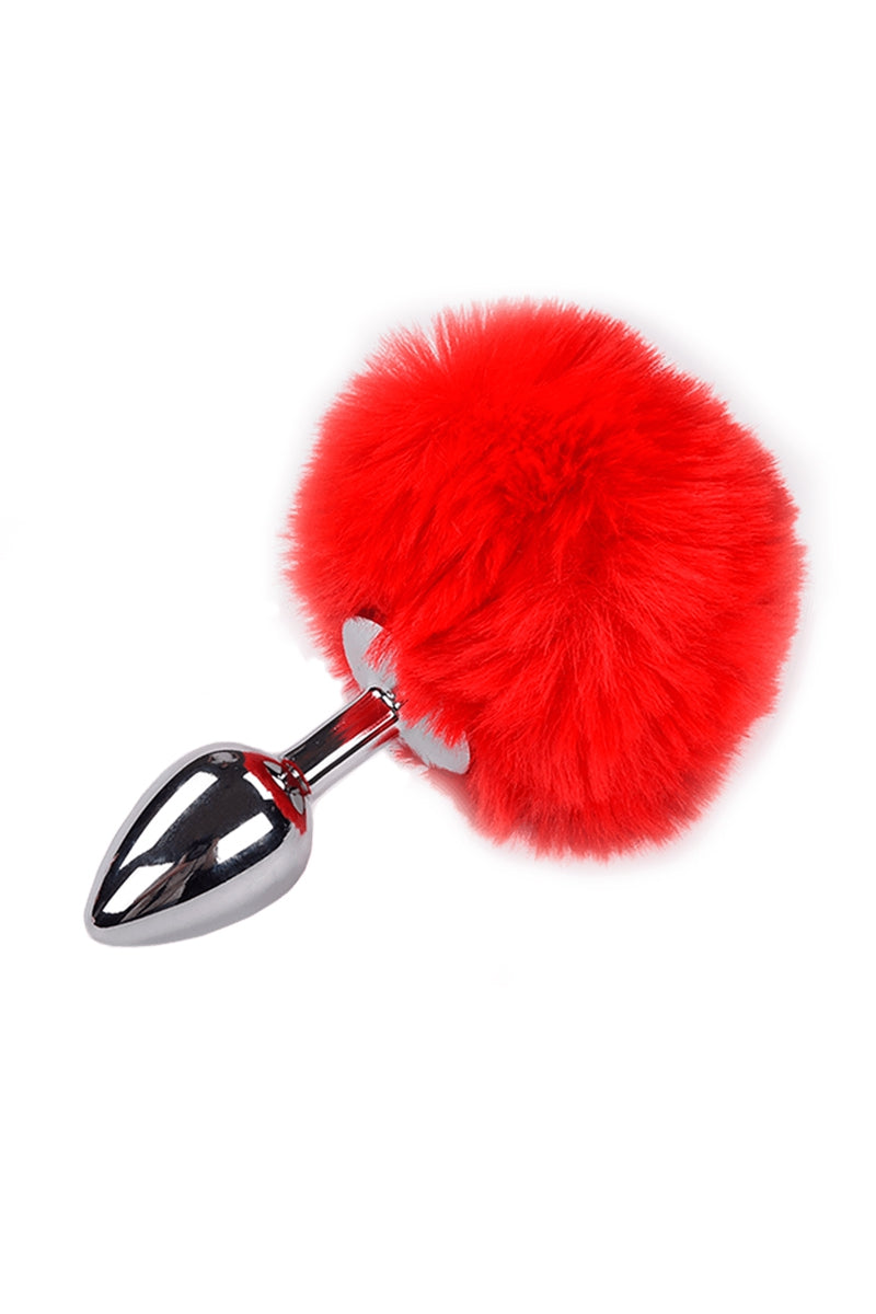 Plug métal Fluffy queue de lapin S 2.8cm