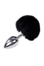 Plug métal Fluffy queue de lapin L 4cm