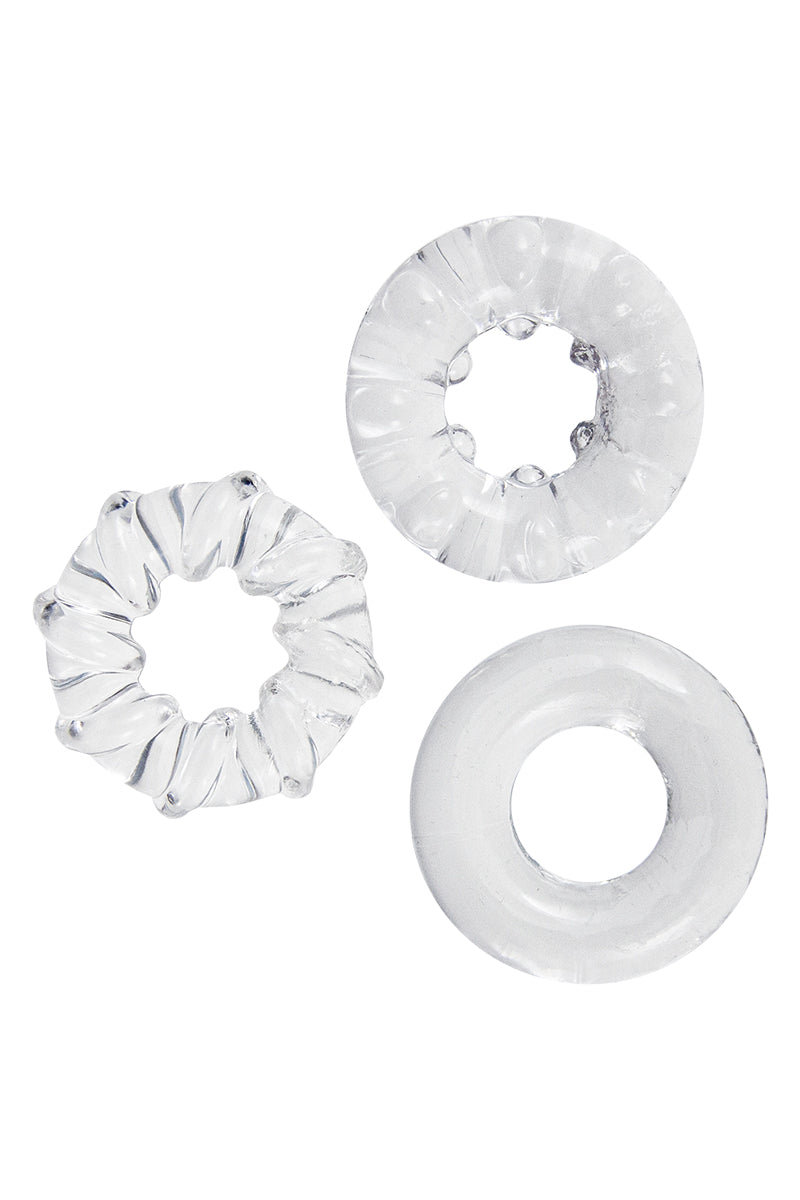 3 anneaux transparents - Litolu