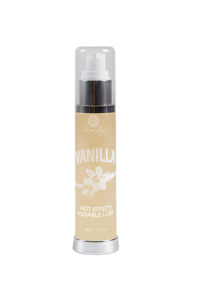 Lubrifiant & massage chauffant comestible