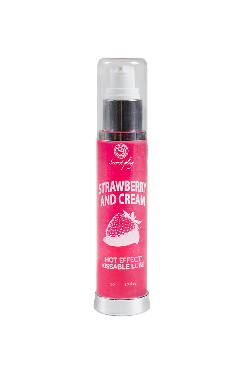 Lubrifiant & massage chauffant comestible