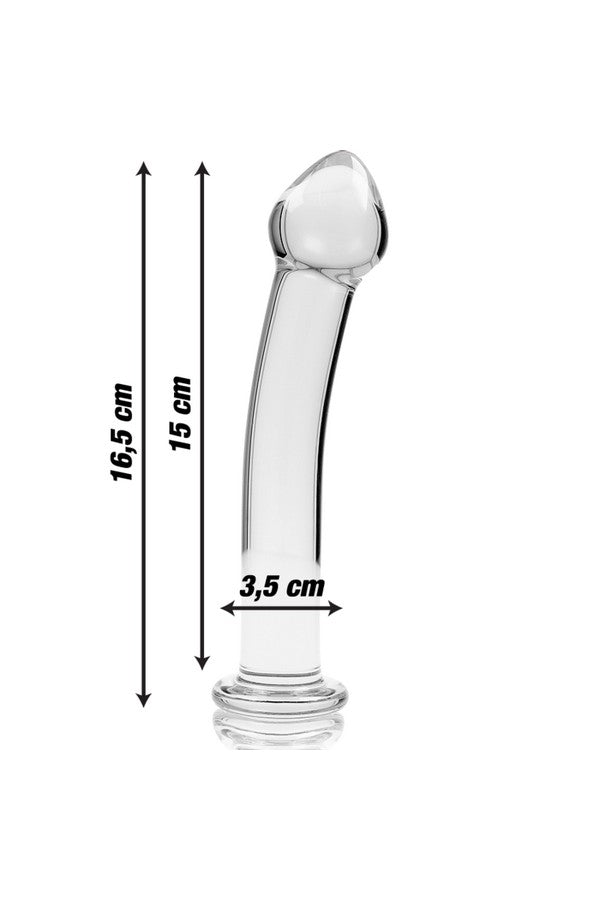 Dildo en verre Nebula modèle 11 de 16 cm