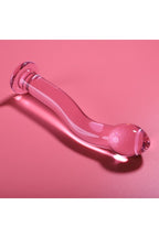 Dildo cristal rose Nebula Modèle 18
