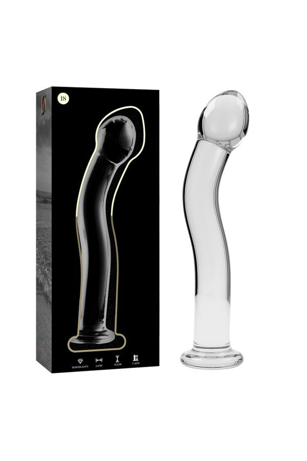 Dildo cristal rose Nebula Modèle 18