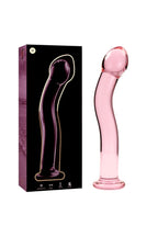 Dildo cristal rose Nebula Modèle 18