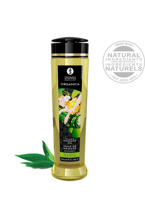 Huile de massage bio au thé vert 240ML