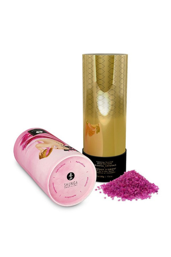 Sels de bain aphrodistiques aux pétales de roses