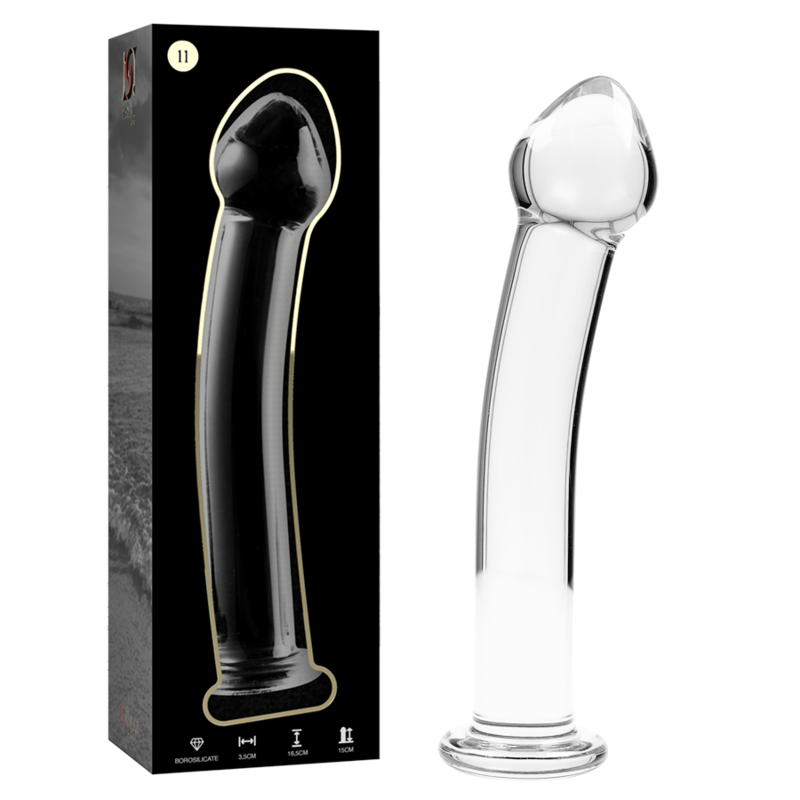 Dildo en verre Nebula modèle 11 de 16 cm