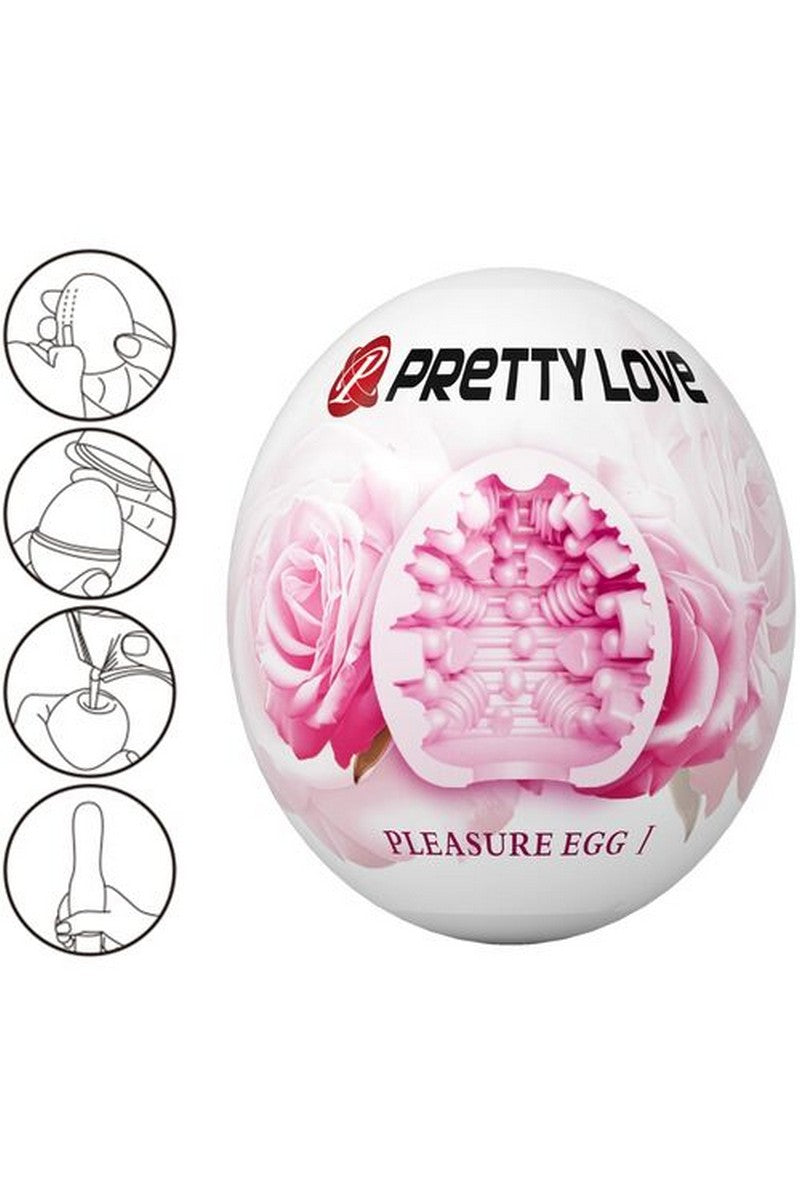 Egg Masturbateur pour hommes Rose