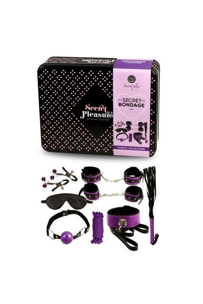 Box Bondage 8 pièces Purple
