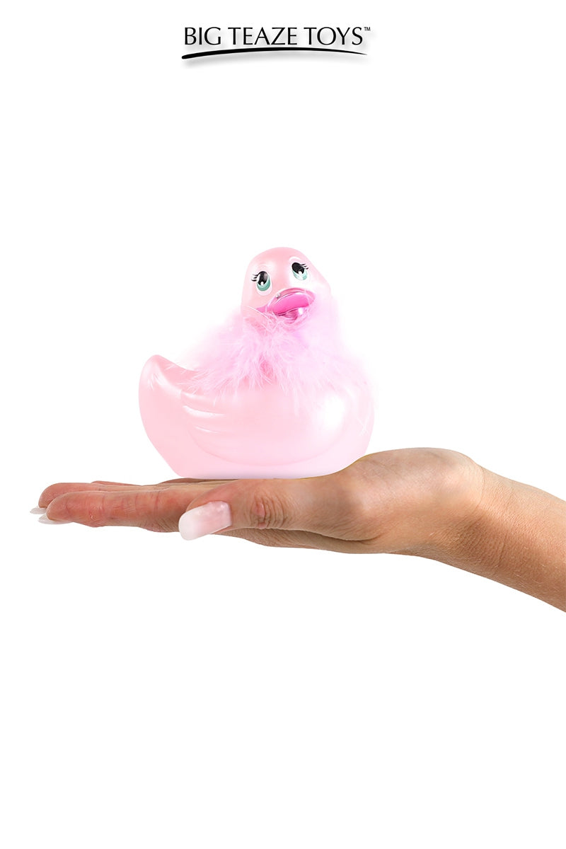 Mini canard vibrant Duckie Pink Paris