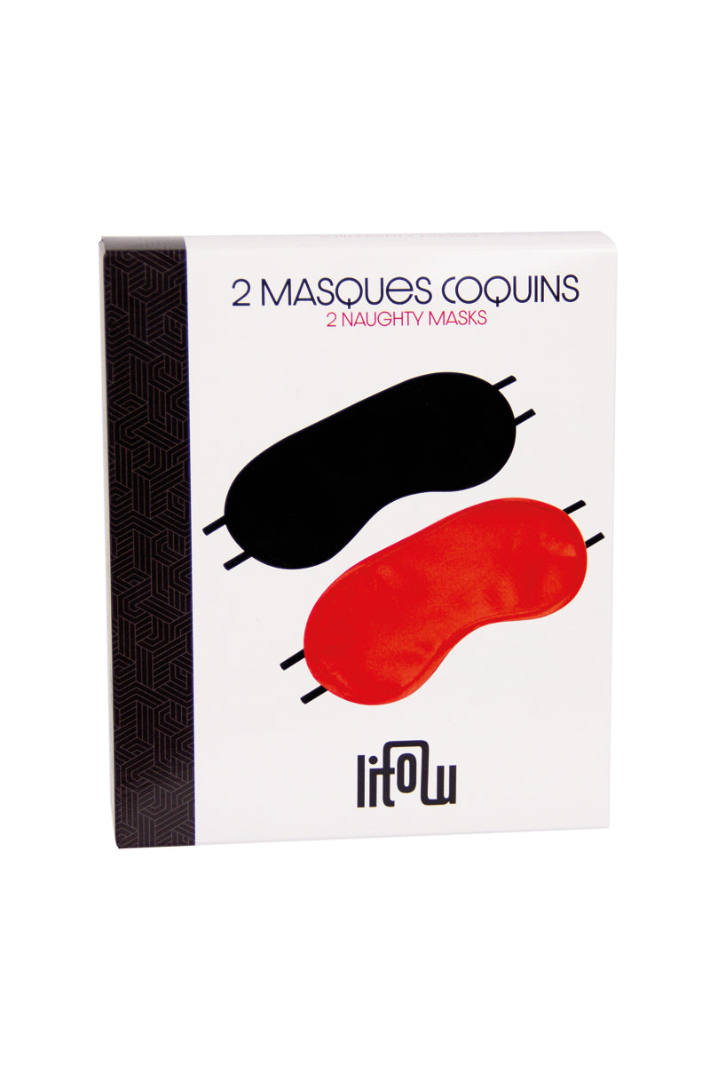 2 masques satinés