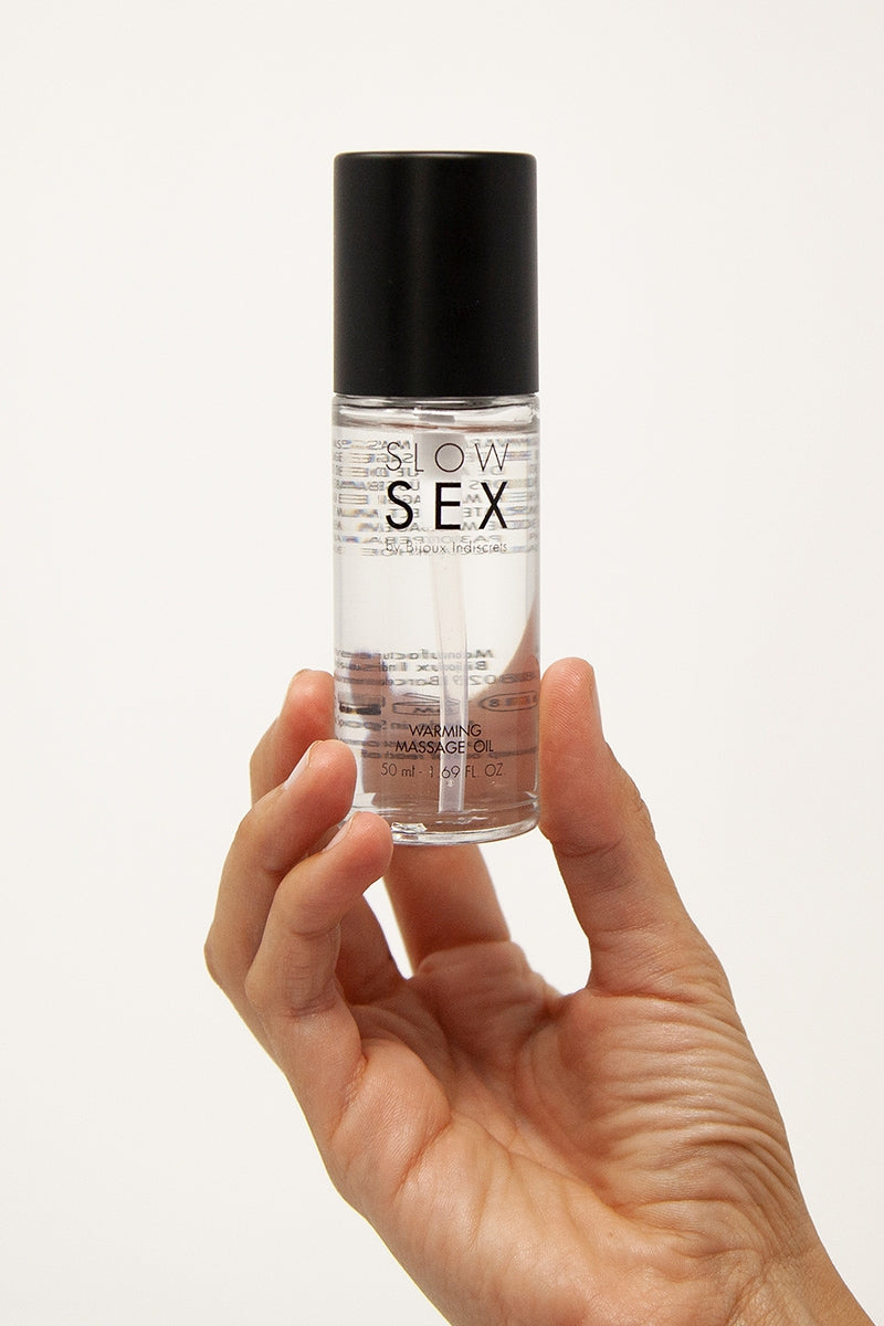 Huile de massage chauffante Slow Sex 50ml