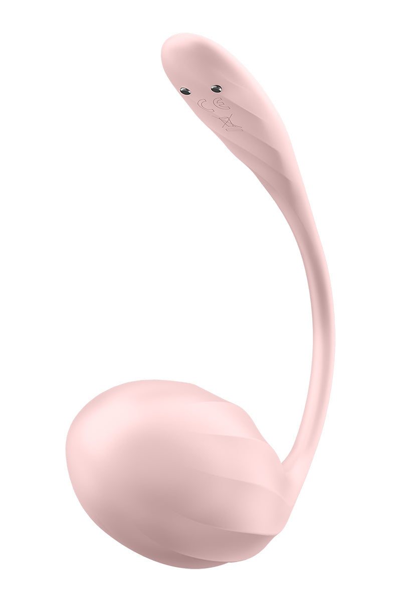 Oeuf vibrant connecté Ribbed Petal rose