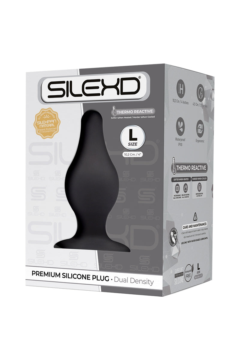 Plug anal ventouse double densité M2 Large 4.5cm