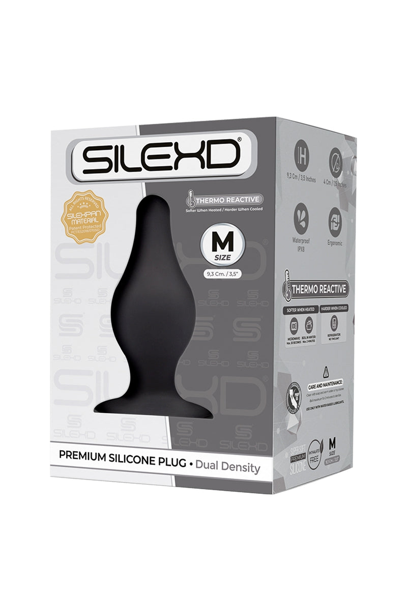 Plug anal ventouse double densité M2 Medium 4cm