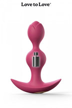 Plug anal vibrant Twinny Bud 3.4cm