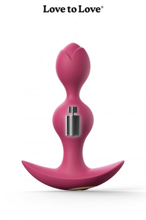 Plug anal vibrant Twinny Bud 3.4cm