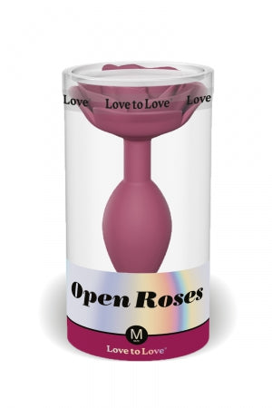 Plug Open Roses medium 3.4cm