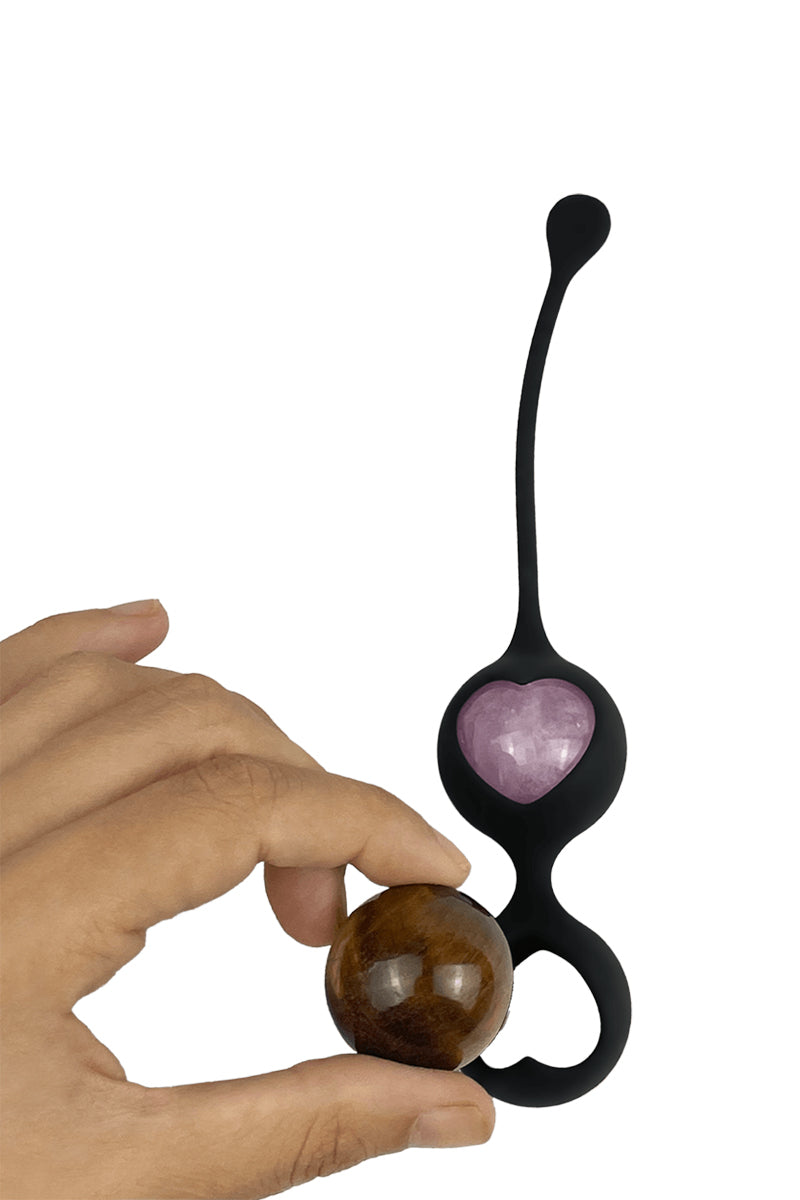 Boules Geisha en pierres naturelles