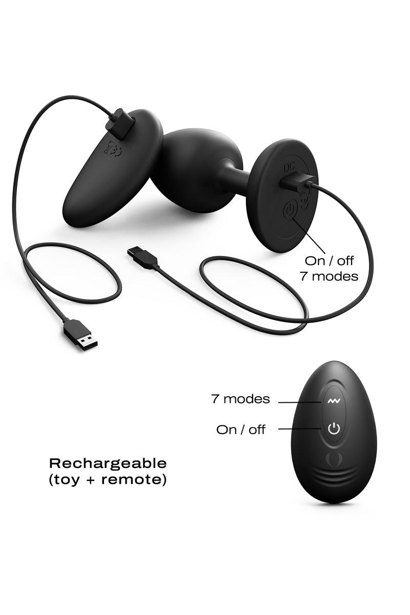 Plug anal vibrant télécommandé Geisha Plug Infinite