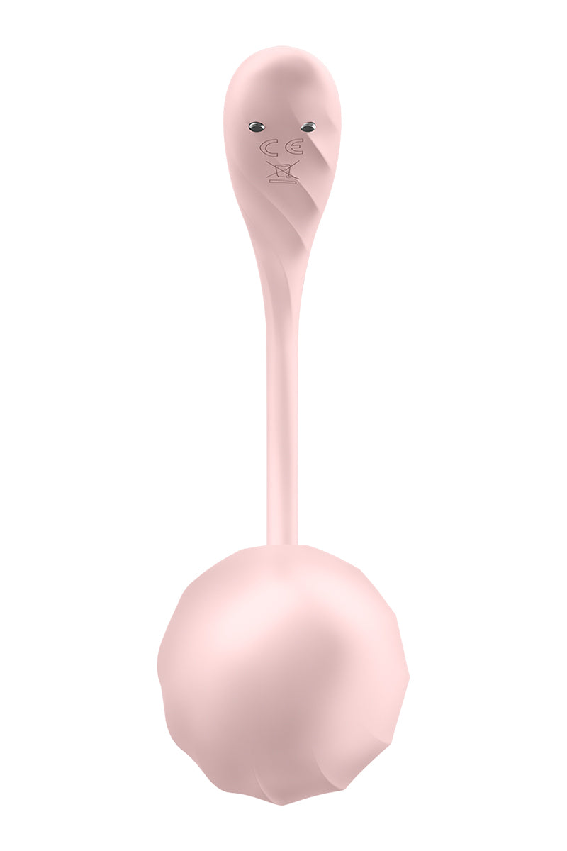 Oeuf vibrant connecté Ribbed Petal rose