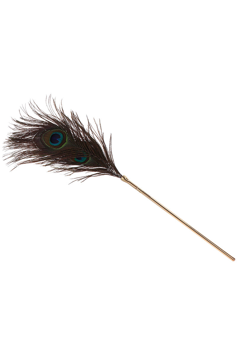 Plumeau de paon à caresses Peacock Tickler