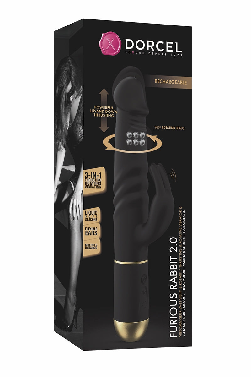 Vibromasseur va & vient Furious Rabbit V2