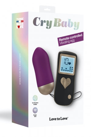 Oeuf vibrant télécommandé Cry Baby