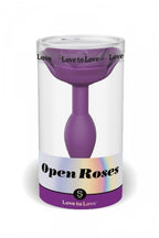 Plug anal Open Roses small 3cm