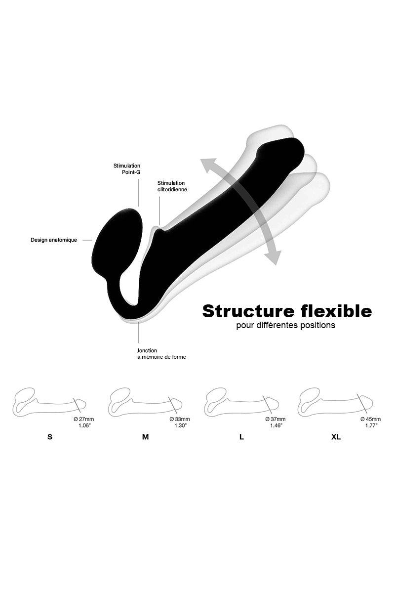 Gode ceinture anatomique strap-on