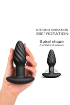 Plug anal vibrant & rotatif Spin Plug