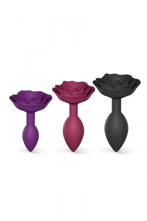 Plug anal Open Roses small 3cm
