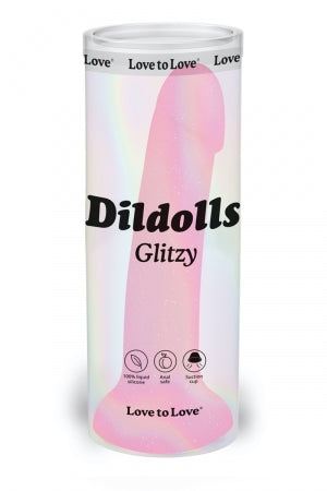 Dildo ventouse Dildolls Glitzy 14cm