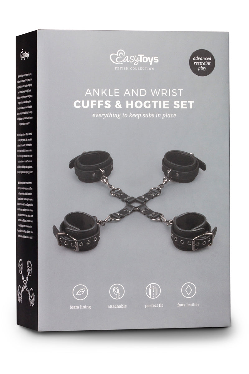 Attaches croix en cuir Hog