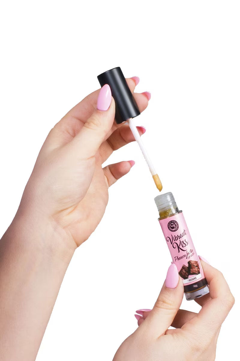 Gloss Vibrant Kiss Pleasure for Two brownie